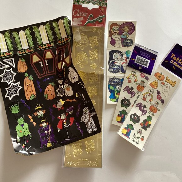 Bundle of Scrapbook Journaling Card Making Items Stickers Paper - Picture 4 of 8